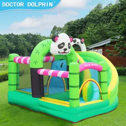 New Panda Bouncy Castle Castle And Slide For Kids Carnival Inflatable Bouncer Air Game Bounce House With Slide Outdoor