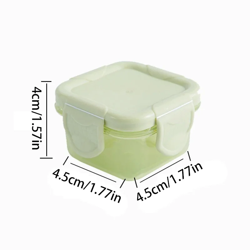 Food Storage Container Small Plastic Moisture-proof Containers Mini Kitchen Storage Box with Leakproof Lid Kitchen Accessories 6