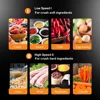 BioloMix 2 Speeds 500W Stainless Steel 2L Capacity Electric Chopper Meat Grinder Mincer Food Processor Slicer Meat Grinder 5
