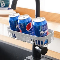 Adjustable Sink Drain Rack Sponge Storage Faucet Holder Soap Drainer Shelf Basket Organizer Kitchen Bathroom Accessories 5