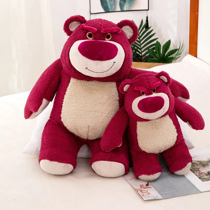 Disney Toy Story Lotso Strawberry Bear Plush Toys with Strawberry Smell Stuffed Super Soft Kids Doll for Children Gift how to sew clothes learn with intuitive super hackable patterns