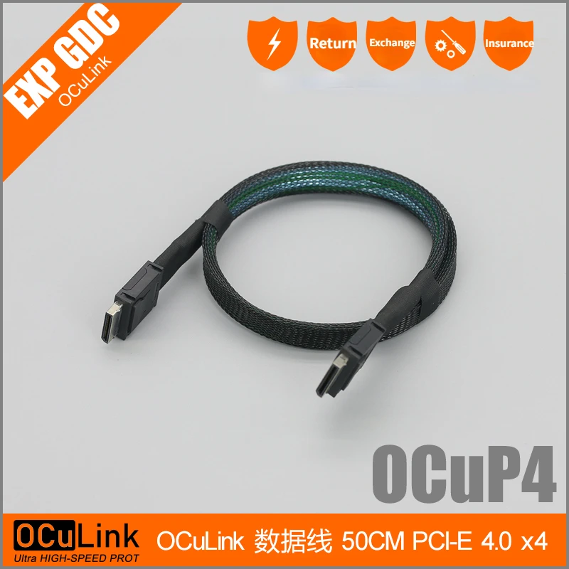 OCuP4 OCuLink TB3 TB4 GPU Dock внешние аксессуары для графической карты CPU8P 16P Источник питания PCI-E 4,0x4 OCuLink кабель для передачи данных 0,5 м 1 м