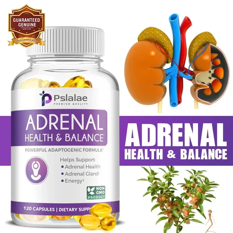 Adrenal Health & Balance Supplement-with L-Tyrosine and Ashwagandha To Relieve Fatigue