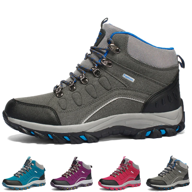 UnisexHightopHikingBootsTrekkingShoesMenHighQualityHiking