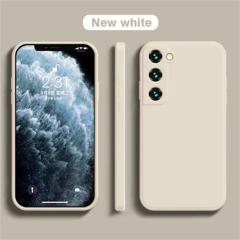 thumbnail image 1 of Official Silicon Phone Case For Samsung Galaxy S24 S23 S22 S21 S20 Plus Ultra FE A54 A34 A55 A35 A25 Shockproof Back Cover Funda, 1 of 5