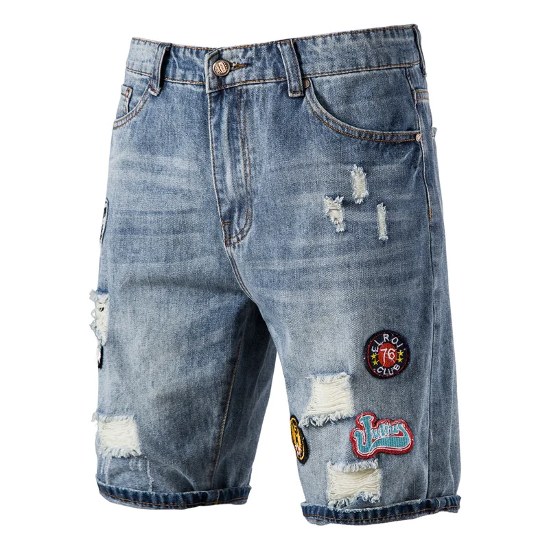Cotton Short Jeans Denim Short Jeans Cotton Streetwear Denim