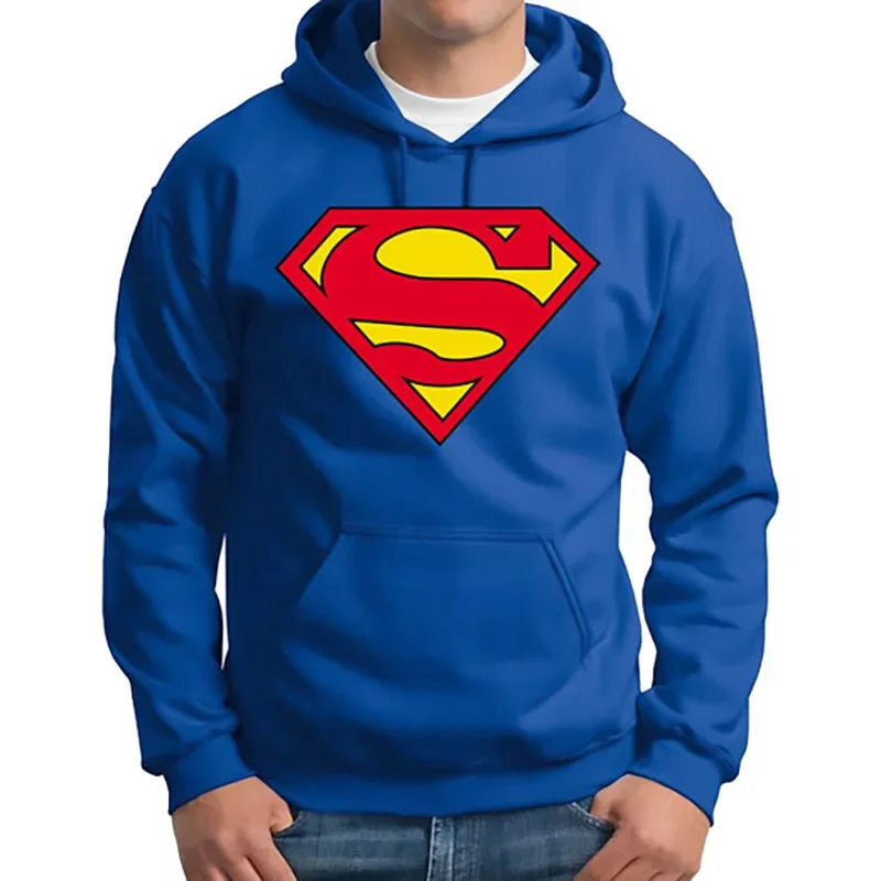 Pullover Hoodie Superman Batman Marvel DC Men's Fall Clothing European and American
