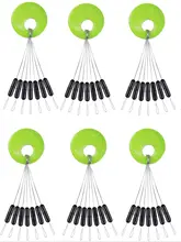  600Pcs 100 Group Set Rubber Space Beans Oval Stopper Fishing Bobber For Fly Fishing Accessories Spinner Bait Fish Sport Tool 