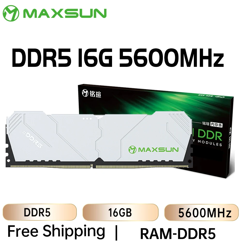 f*N様 MAXSUN DDR5 6400 32G(16G*2)メモリー MAXSUN New DDR5 Memory RAM 16GB 5600MHz DDR5 Ram Desktop
