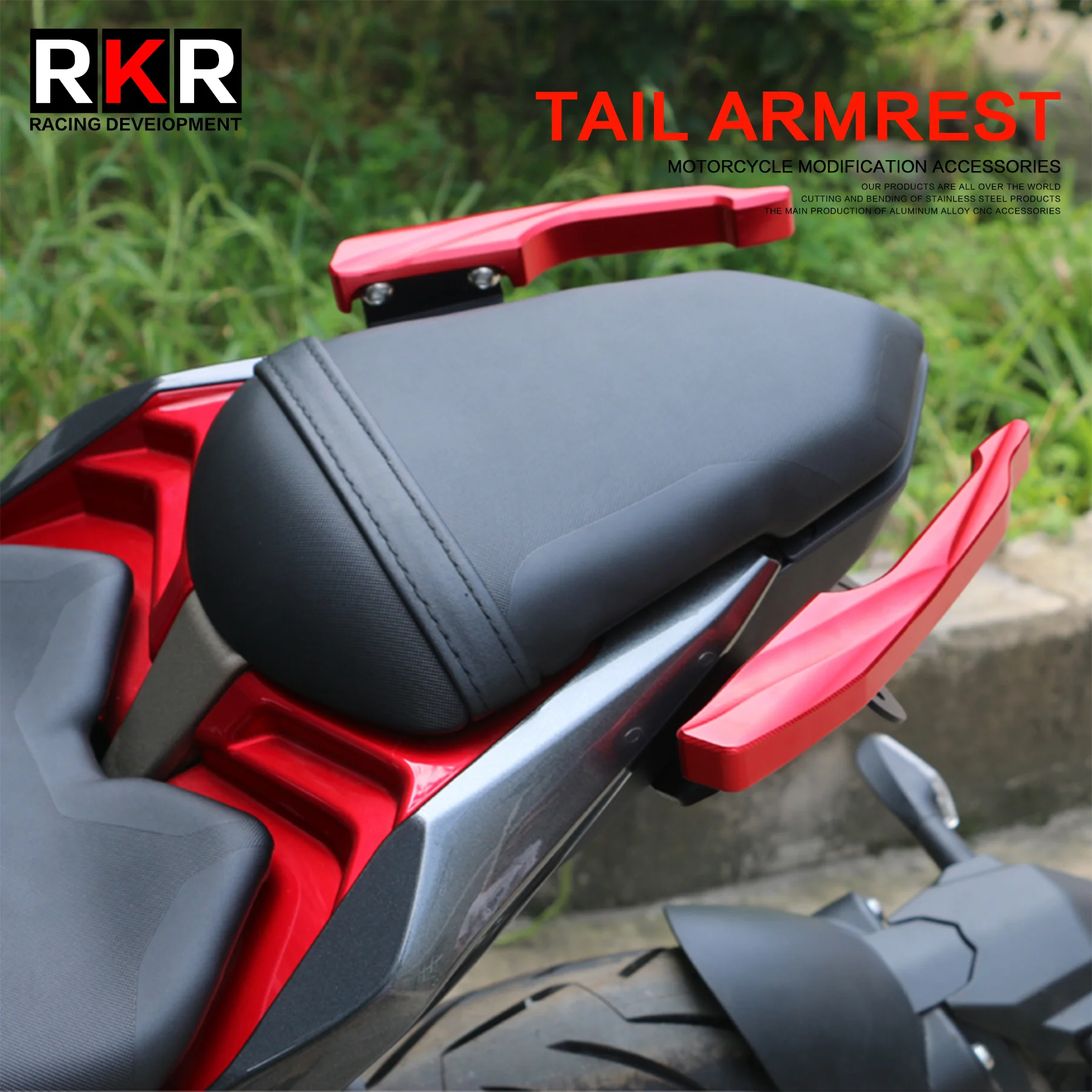 

Motorcycle Tail Armrest CNC Rear Passenger Handle Grab Bar Rail Handrail for Zontes ZT125-U KIDEN 125U U 125 U1 155U 155U1 KD150