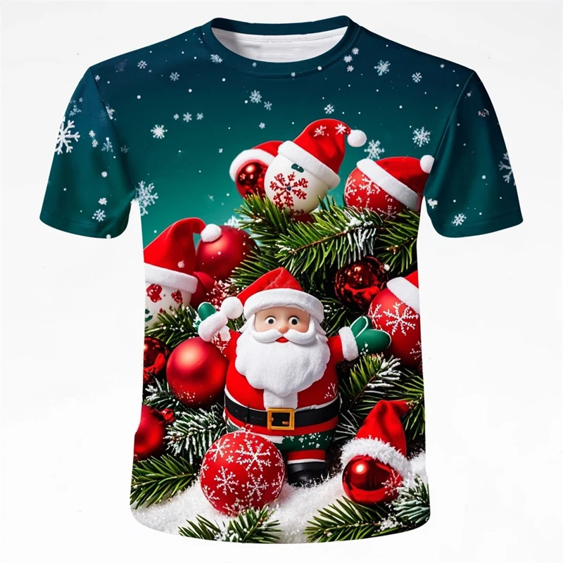 Christmas 3D Print Unisex T Shirt