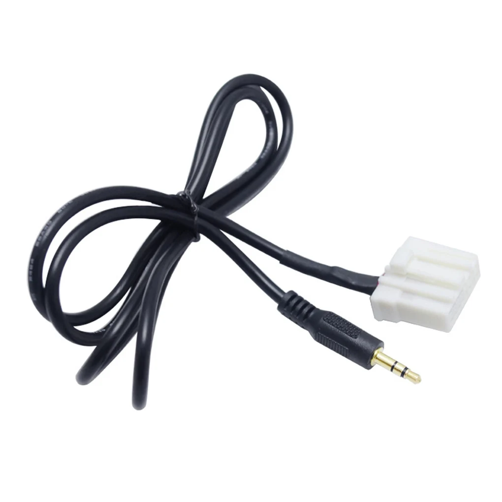 

3 5mm Black B70 AUX Audio Adapter Input Cable for Mazda 2 3 5 6 MX5 RX8 2006 MP3 CD Changer Jack Plug