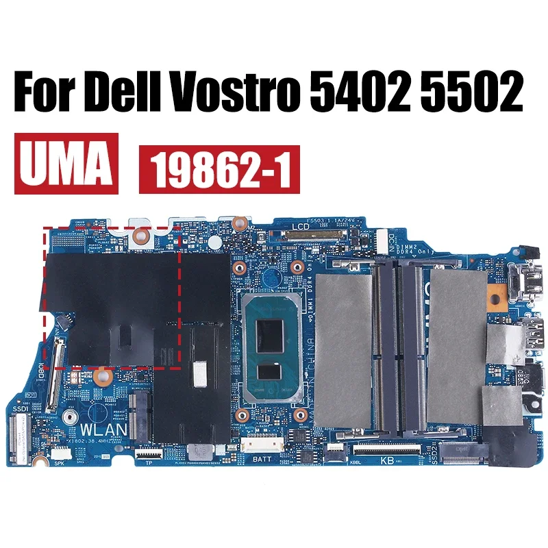 For Dell Vostro 5402 5502 Laptop Motherboard 19862-1 0G0XMN 04D2JV 0H2F8K  010GRP 0JV4DR i3/i5/i7 11th Gen Notebook Mainboard - AliExpress