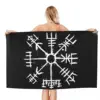 Viking Compass Vegvisir Absorbent Microfiber Bath Beach Towel Quick Drying Valhalla Norse Bathroom Yoga Towels 2