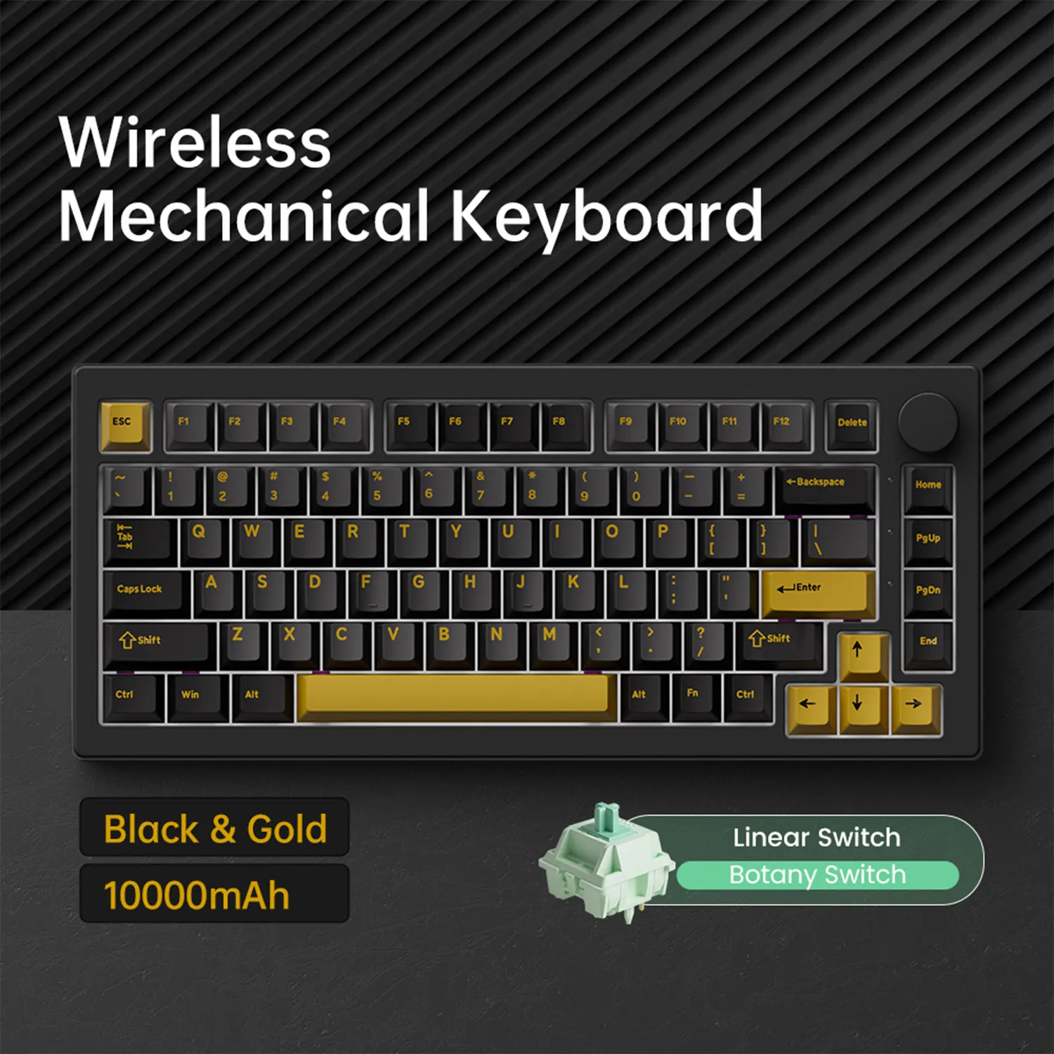 Akko 5075 V3 75% Mechanical Keyboard 8000/10000mAh 2.4GHz Wireless/ Wired thumbnail 10