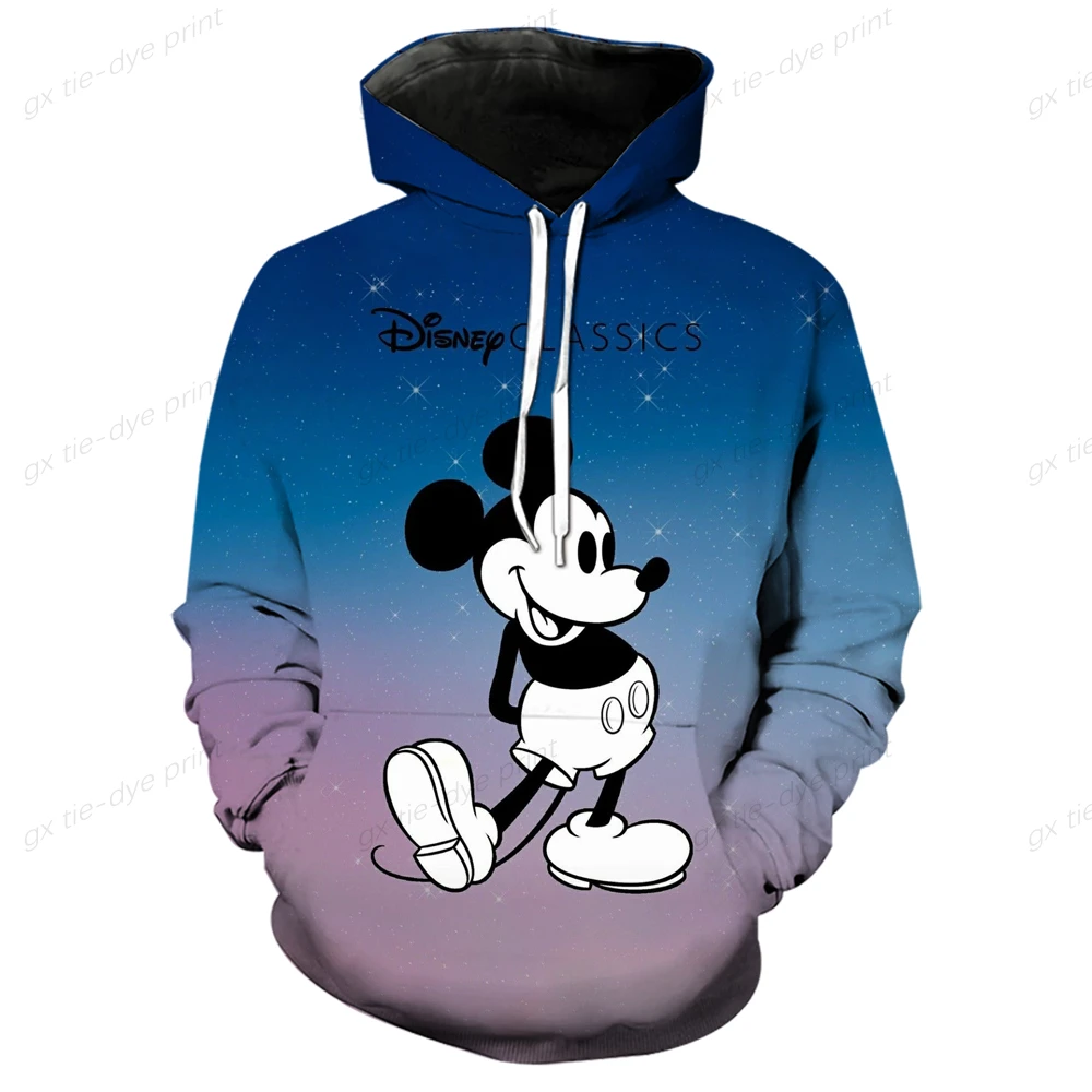 Sudadera capucha de Disney para y mujer, ropa con de Mickey en miniatura, informal, holgada, a la moda, para parejas, novedad de 2022| | - AliExpress