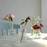 1pc Nordic Creative Transparent Vases for Plant Bottle Flower Pot Hydroponic Terrarium Arrangement Container Flower Table Vase - Image 3