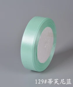 실크 새틴 리본 6mm 10mm 15mm 20mm 25mm 38mm 50mm, 25 야드/롤 크리스마스 할로윈 파티 선물 포장 장식 리본