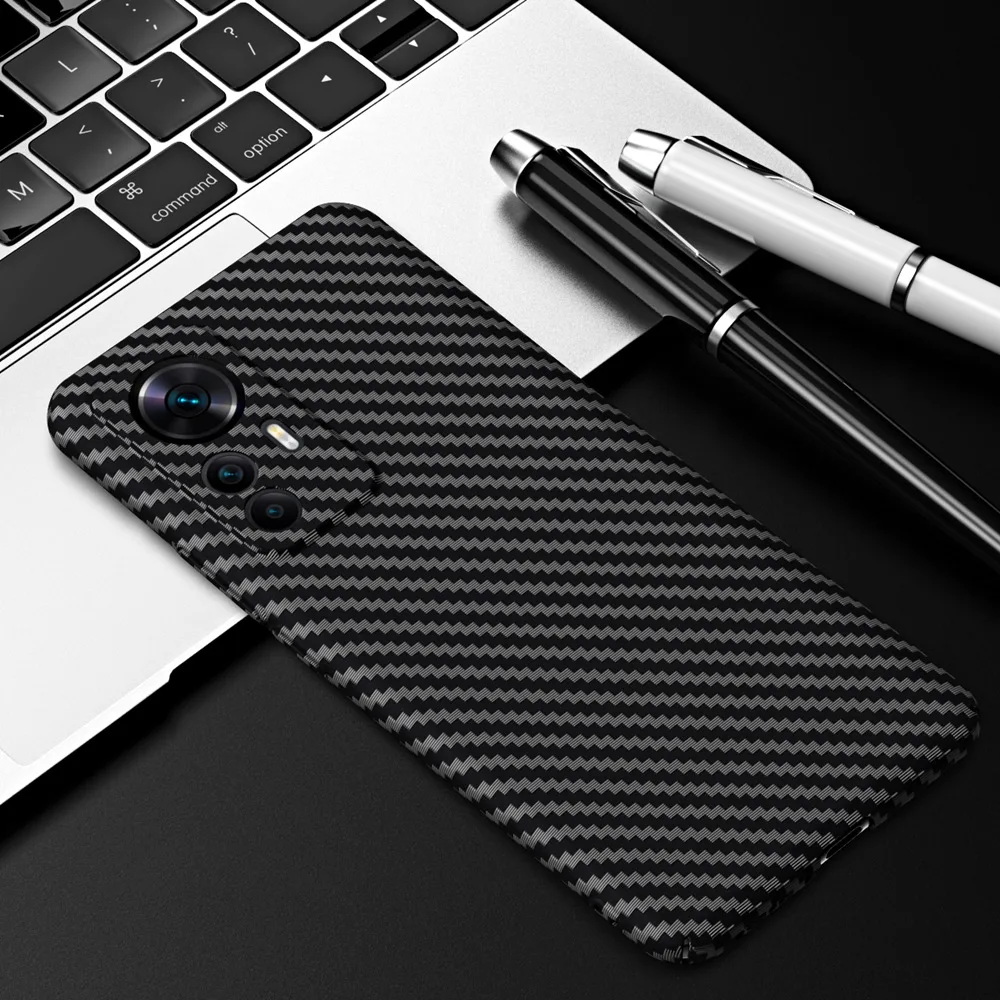 Ultra-Thin Carbon Fiber Matte Soft Touch Protective Case