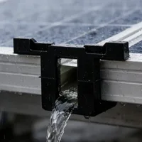 Clips de retrait de boues de panneau solaire, 2/20 pièces, Clip de vidange d'eau pour panneau photovoltaïque pour 30/32/35/40mm, pince de cadre de panneau solaire 2