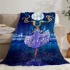 Flannel Blanket for Sofas Sailor Moon Bed Blankets & Throws Home Interior Microfiber Bedding Cobija Fluffy Plaid Sofa Throw Knee 2