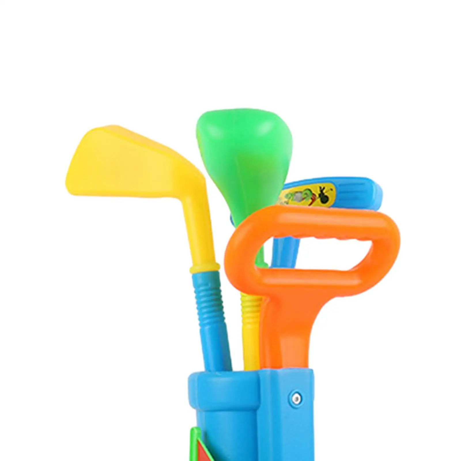 Kids Golf Club Set Toy Color Recognition Interactive Portable Outdoor Sports Toy Holiday Gift Babies Ages 3 4 5 6 Party Toy Kids