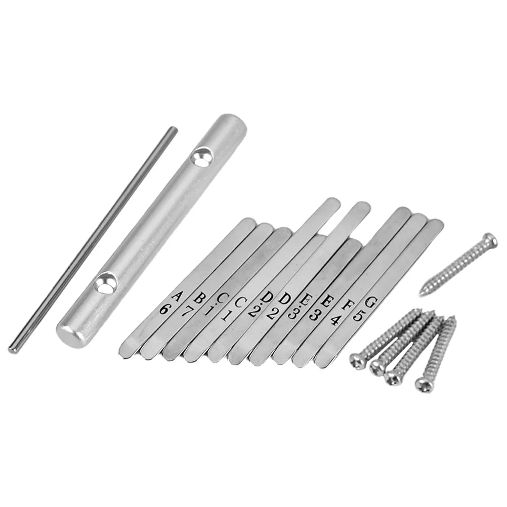 1 Set Kalimba Keys Bridge Kit DIY Kalimba Thumb Piano Bridge Saddle Repairing Parts