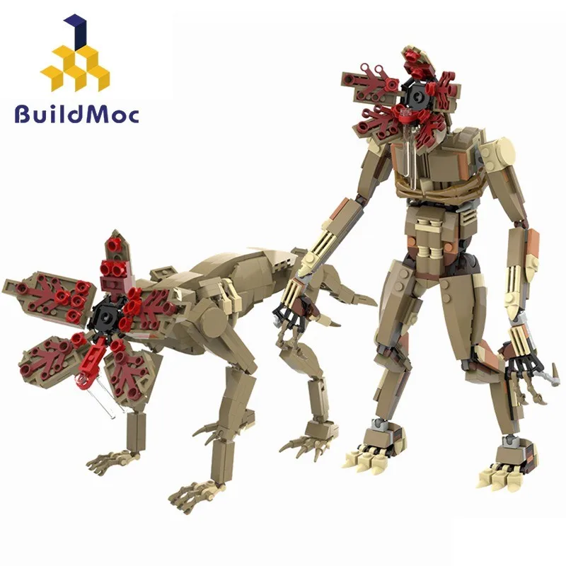 

Экшн-фигурка MOC Monster Demodog, набор строительных блоков для страдающих вещей, модель Demogorgon Brickheadz, детская игрушка, подарок на Рождество