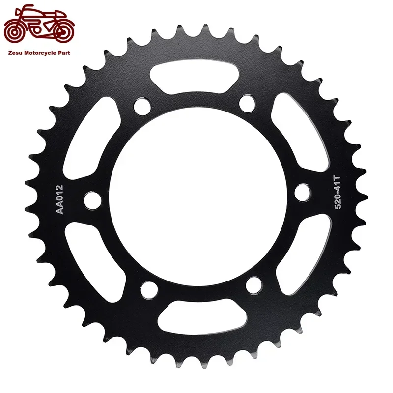 

520-41T 520 41 Tooth Motorcycle Rear Sprocket 20CrMnTi For KAWASAKI EX400 Ninja 2020 EX 400 Ninja ABS 2021 ZR400 Zephyr1989-1995