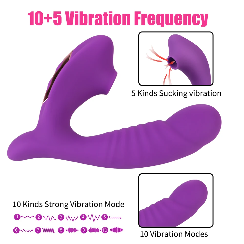 Sucker Vibrator Clit G Spot Massager Clitoris Stimulator Oral Tongue Sucking Dildo Vibrator Sex Toy oris_voghion.com