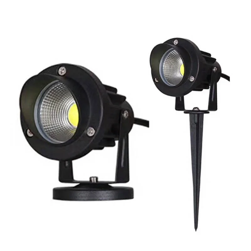 

9W LED Landscape Lights, Low Voltage Lawn Lamp,AC/DC Security Bright Garden Spotlight IP65 Waterproof for Yard Pathway Wall Flag