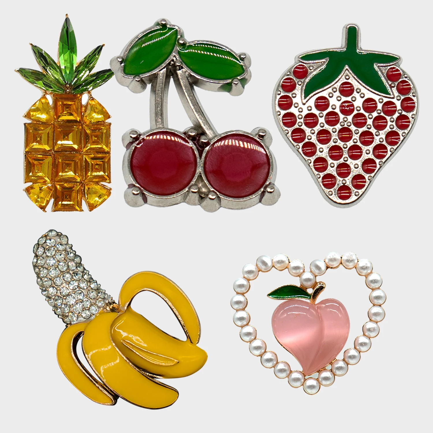 1/5 Stück Luxus Schuh Charms für Frauen Mädchen Weihnachten Halloween Schmetterling Blume Metall Schuh Zubehör Bogen Parfüm Pin Clog – Detail 8