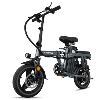 600W Peak Folding Electric Bike for Adults – 25MPH, 24–32 Mile Range with Shock Absorbers 1