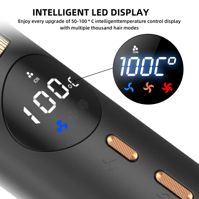 혁신적인 이온 헤어 드라이어로 빠르고 건강하게 빛나는 머리카락을 연출하세요.