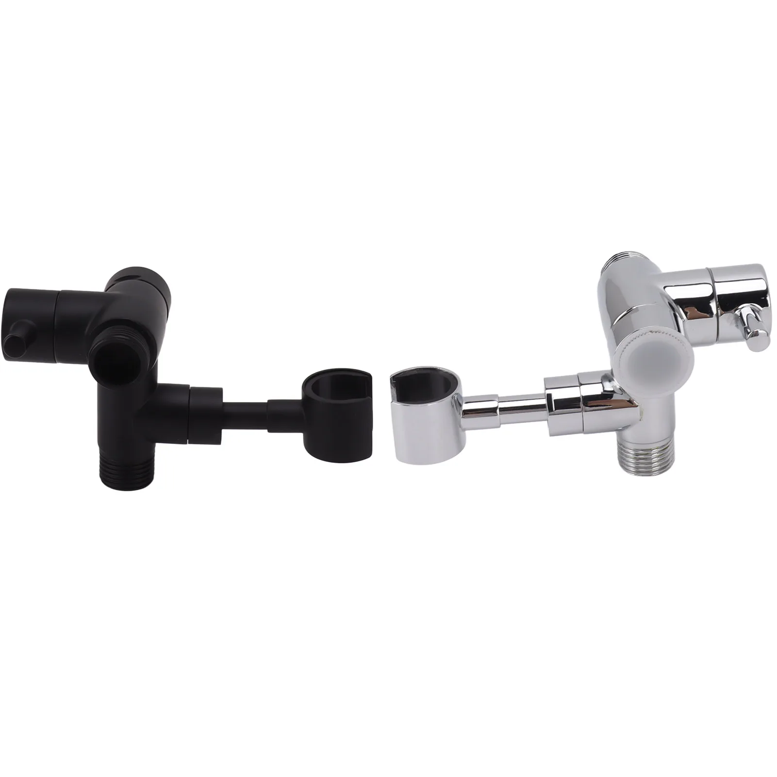 

Shower Head Arm Diverter Wall Mounted 2 Water Outputs Bathroom Accessories Easy Showering Shower Head Diverter for Toilet