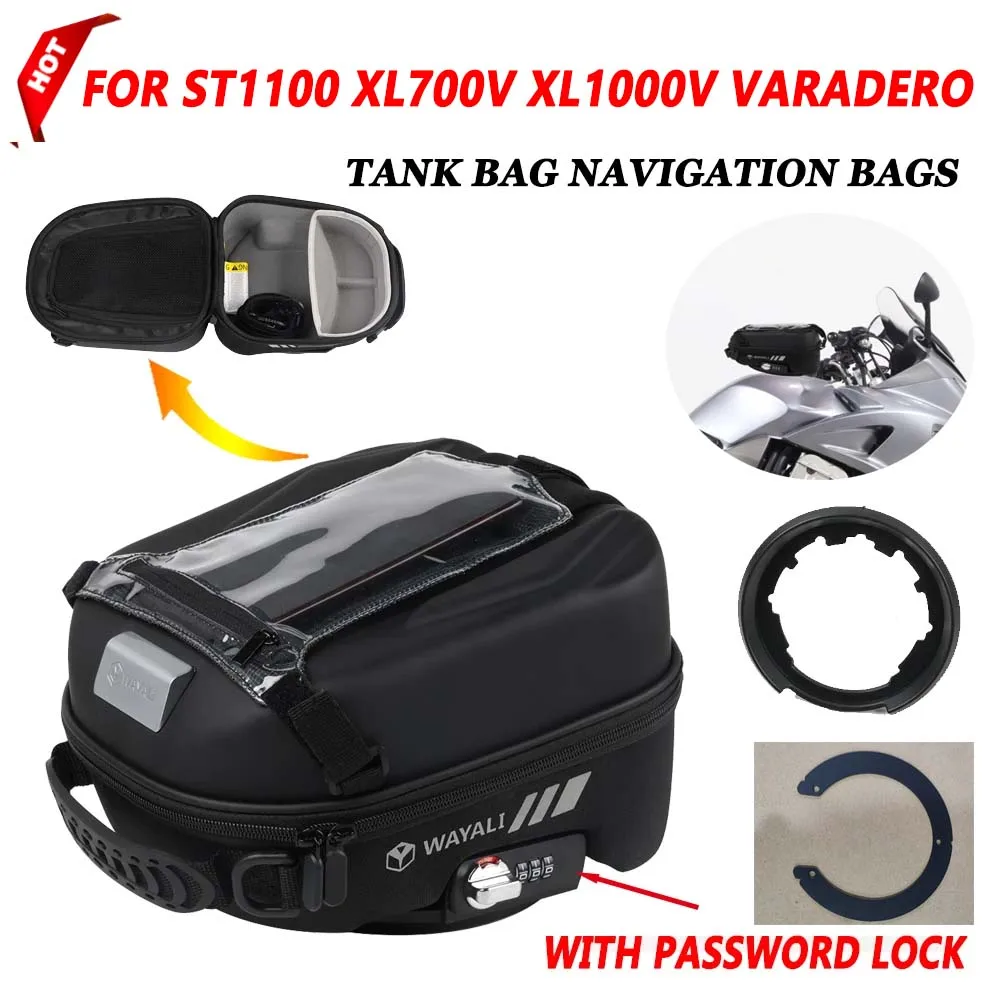 Для-honda-st-1100-st1100-1992-2003-xl700v-xl1000v-varadero-xl-700v-xl-1000v-tank-bag-для-хранения-багажа-tanklock-gps-навигационная-сумка