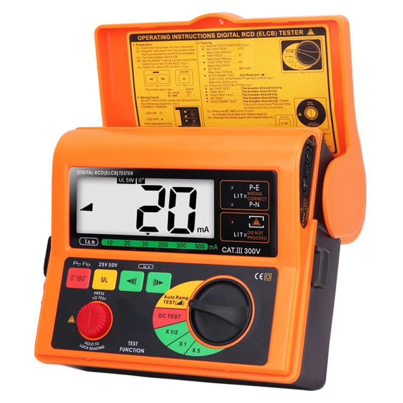 

Leakage Switch Tester Smart Sensor SW5406 Digital Tester Leakage Current Test