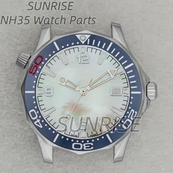 41mm Waterproof Watch Case with Stainless Steel Band & Transparent Back (Choice1 (28))