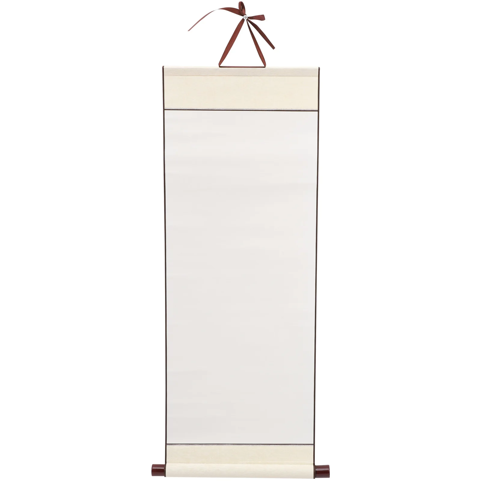 

Chinese Blank Wall Hanging Scrolls Scroll Paper Calligraphy Painting Xuan Mounting Writing Rice Roll Prop Sumi Hanger Frame