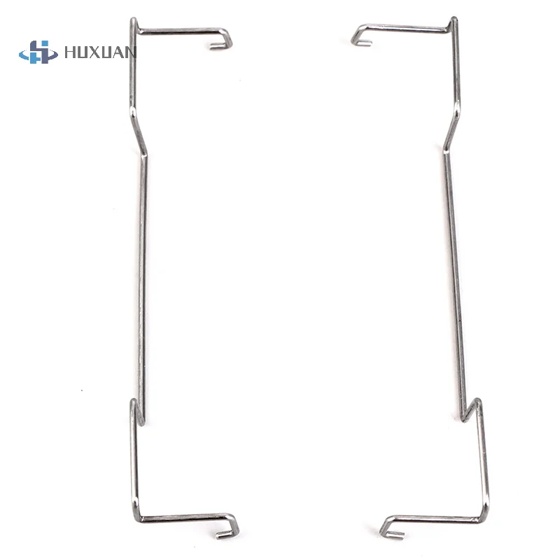 컴퓨터 CPU 냉각 선풍기 클립 철사 패스너 금속 클립, 12cm, 1 쌍