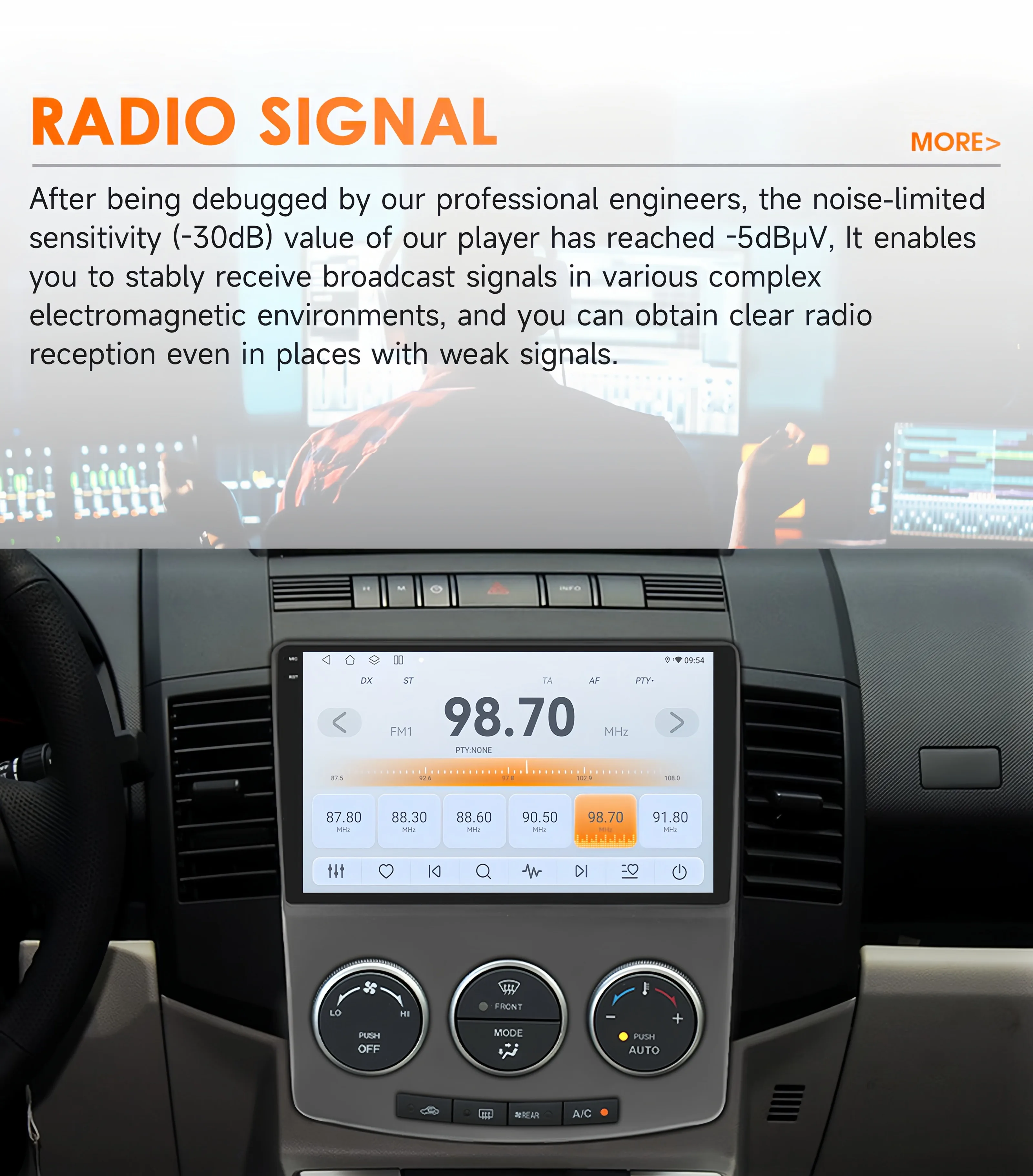 Hizpo Auto Elektronische Geräte Für MAZDA 5 2005 2006 2007 2008 2009 2010 Radio Multimedia Video Player Navigation GPS Carplay 4G – Detail 21
