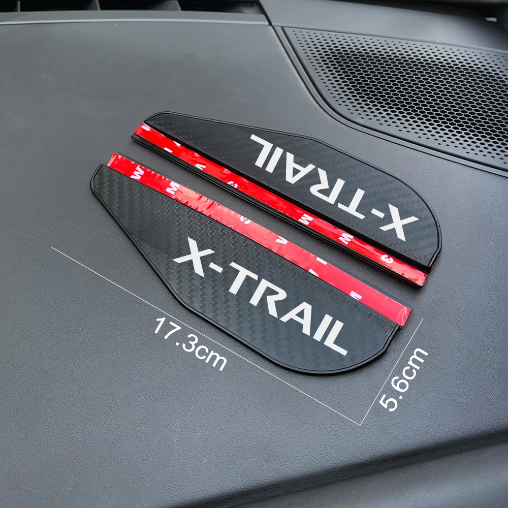 Car Rearview Mirror Rain Eyebrow Shield Cover Accessories For Nissan X-Trail T30 T31 2007-2015 T32 2014-T33 car rearview mirror visor rearview mirror visor rearview mirror rain shield rearview mirror rain eyebrow rearview mirror rain guard
