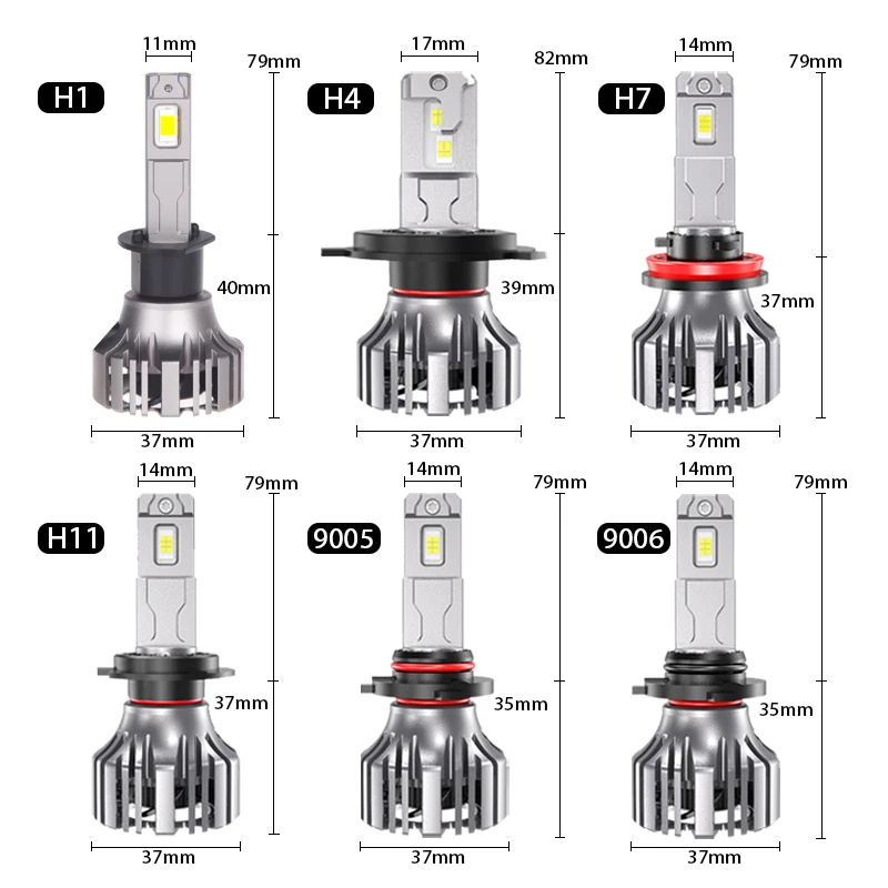 Dawnknight Fx5 110w H7 H4 Led Headlight Bulb 7035 Chip H1