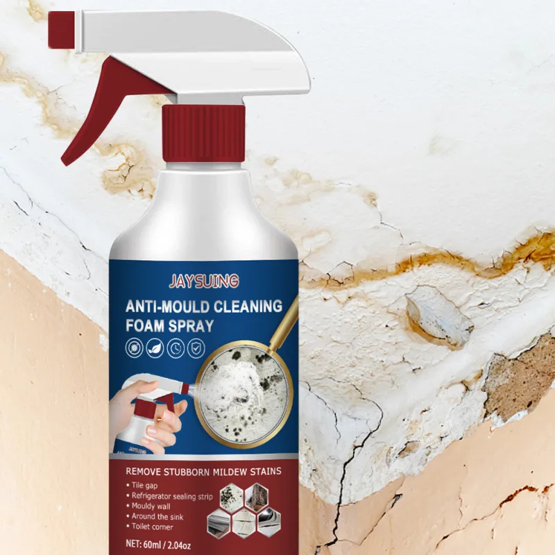 Multi Purpose Silicone Mold Cleaner for Bathroom Tiles and Walls Jaysuing Foam cleaner mold removal