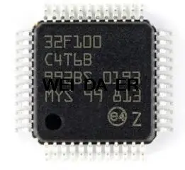 

100% NEW Free shipping 10PCS STM32F100C4T6 STM32F100C4T6B QFP48 MODULE new in stock Free Shipping