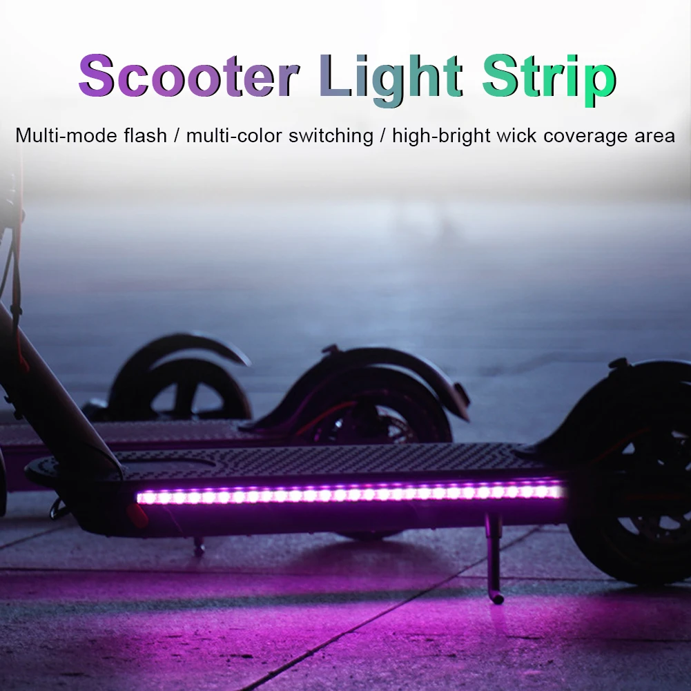

Scooter Light Strip Colorful LED Chassis Decorative Lamp Night Safety Cycling For Xiaomi Mijia M365 / M365 Pro Electric Scooter