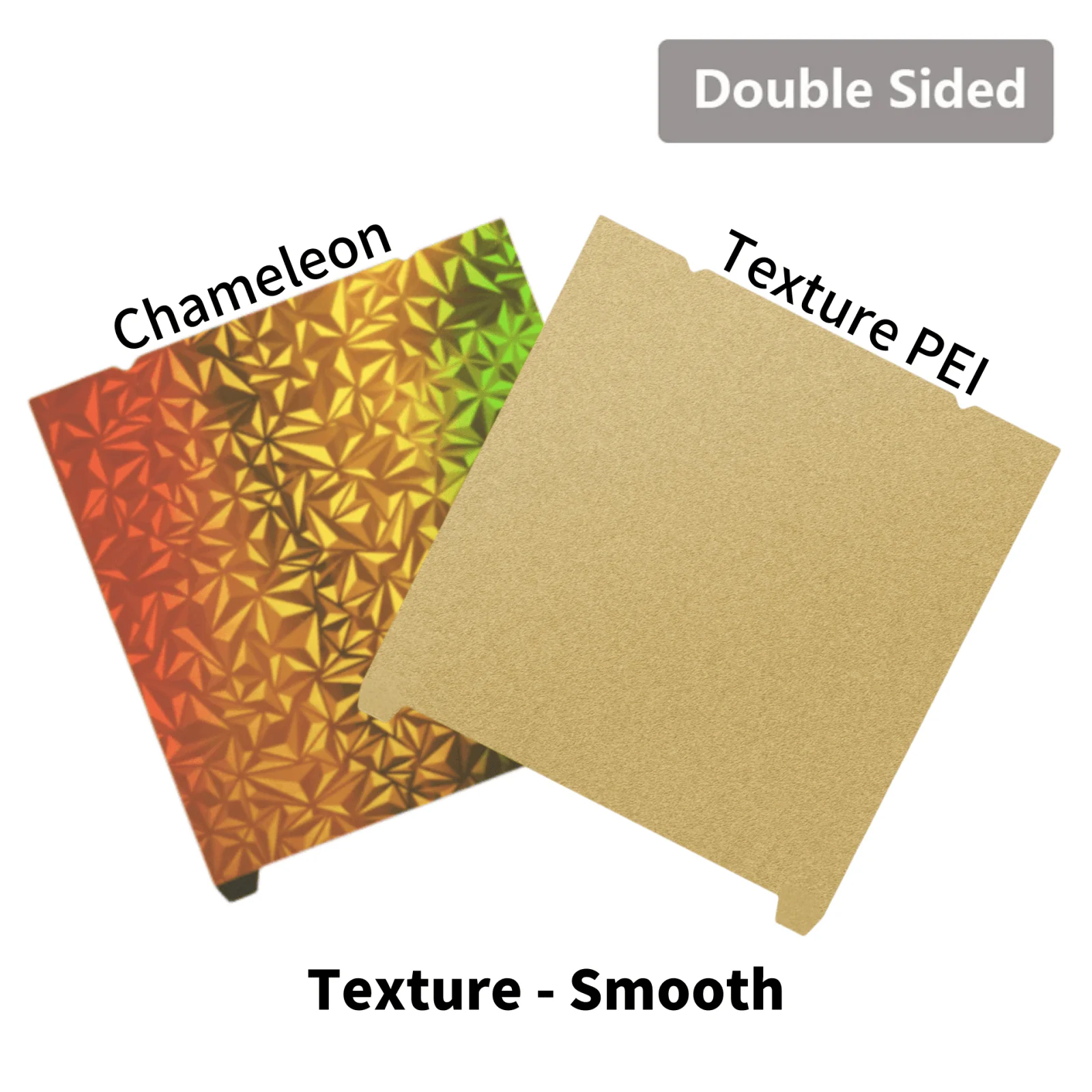 Textured Smooth PEI Magnetic Build Plate, 235x235mm, with Spring Steel Bed