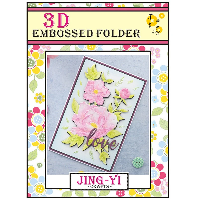 3D 엠보싱 폴더 스크랩북 도구, DIY 공예 용품, 사진 앨범-앨범 장식 카드 배경, 다이 재료, 2 종 세트