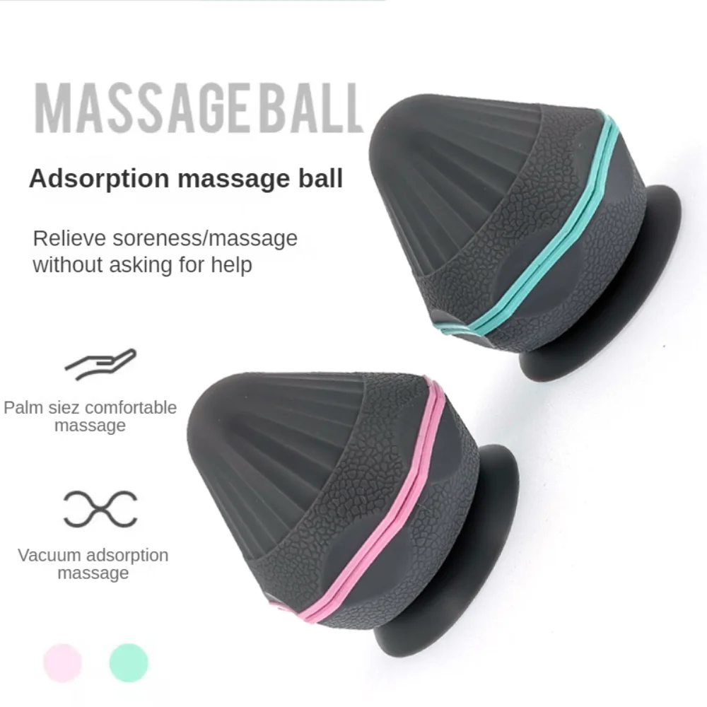 Silicone Massage Cone Solid Adsorption Ball Psoas Thoracic Spine Back Scapula Foot Yoga Muscle Release Massage Apparatus Neck,neck massager,foot massage roller,muscle stimulator