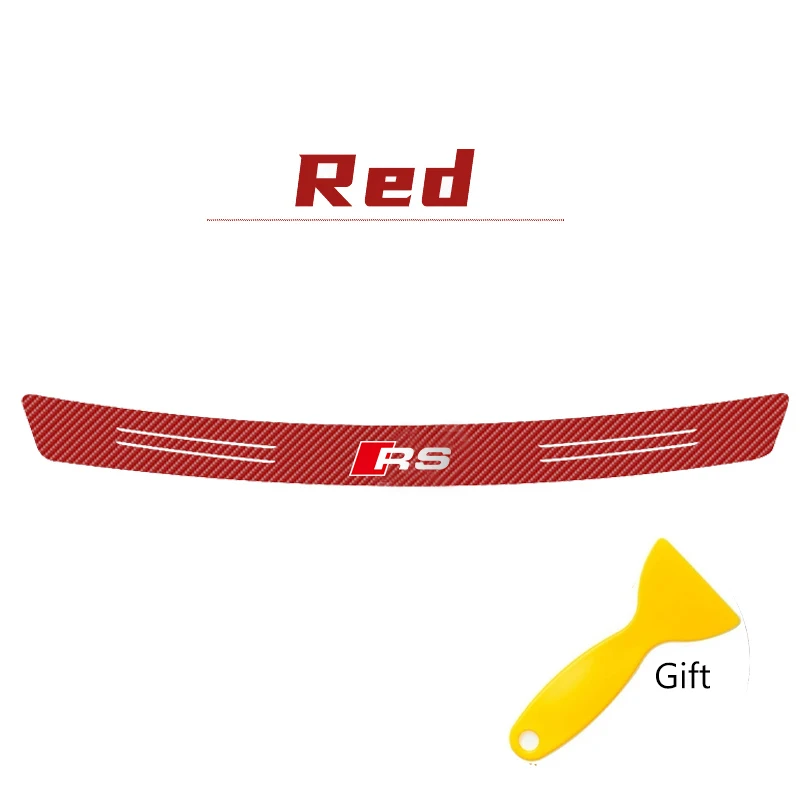 Carbon Fiber Trunk Tail Lip Logo Sticker - Premium Car Styling Accessory